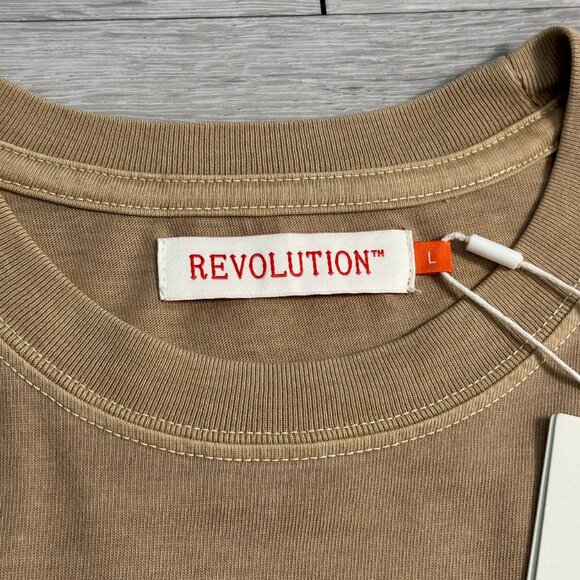 Sample NWT Revolution of 1995 - Men's Embroidered Logo Loose T-Shirt Size Large - Picture 8 of 14